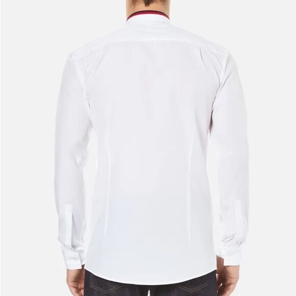 HUGO Men's Ewid Collar Detail Long Sleeve Shirt - Picture 3 of 6